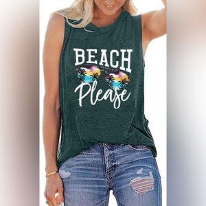 Beach Please Summer Tank